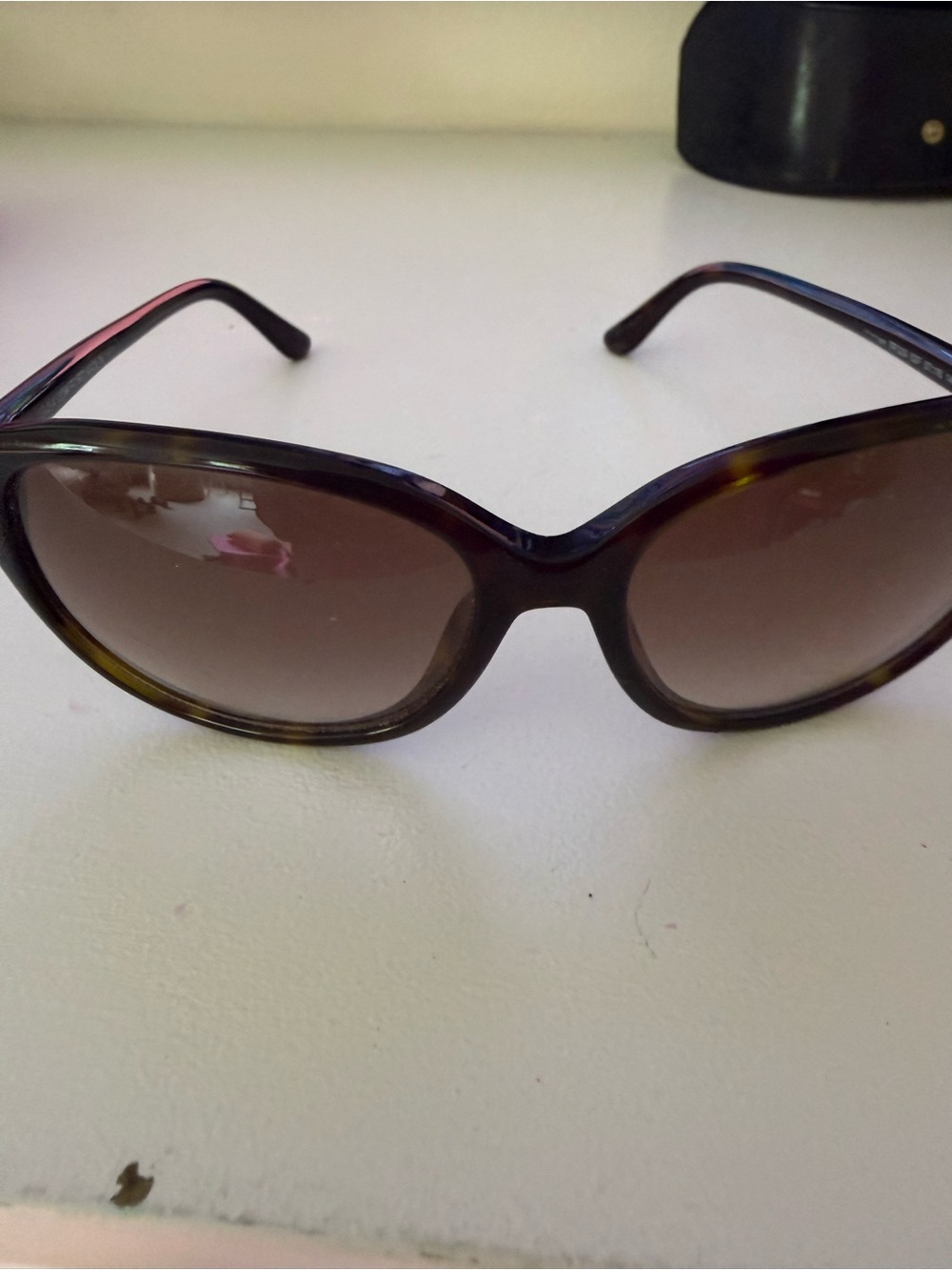 Tom Ford Brown Tortoiseshell Oversized Women's Sunglasses